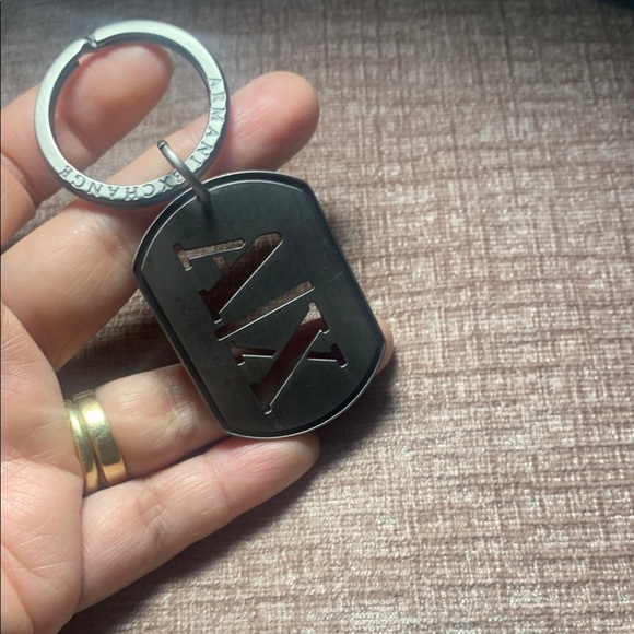Armani Exchange Silver Keychain - Picture 5 of 6